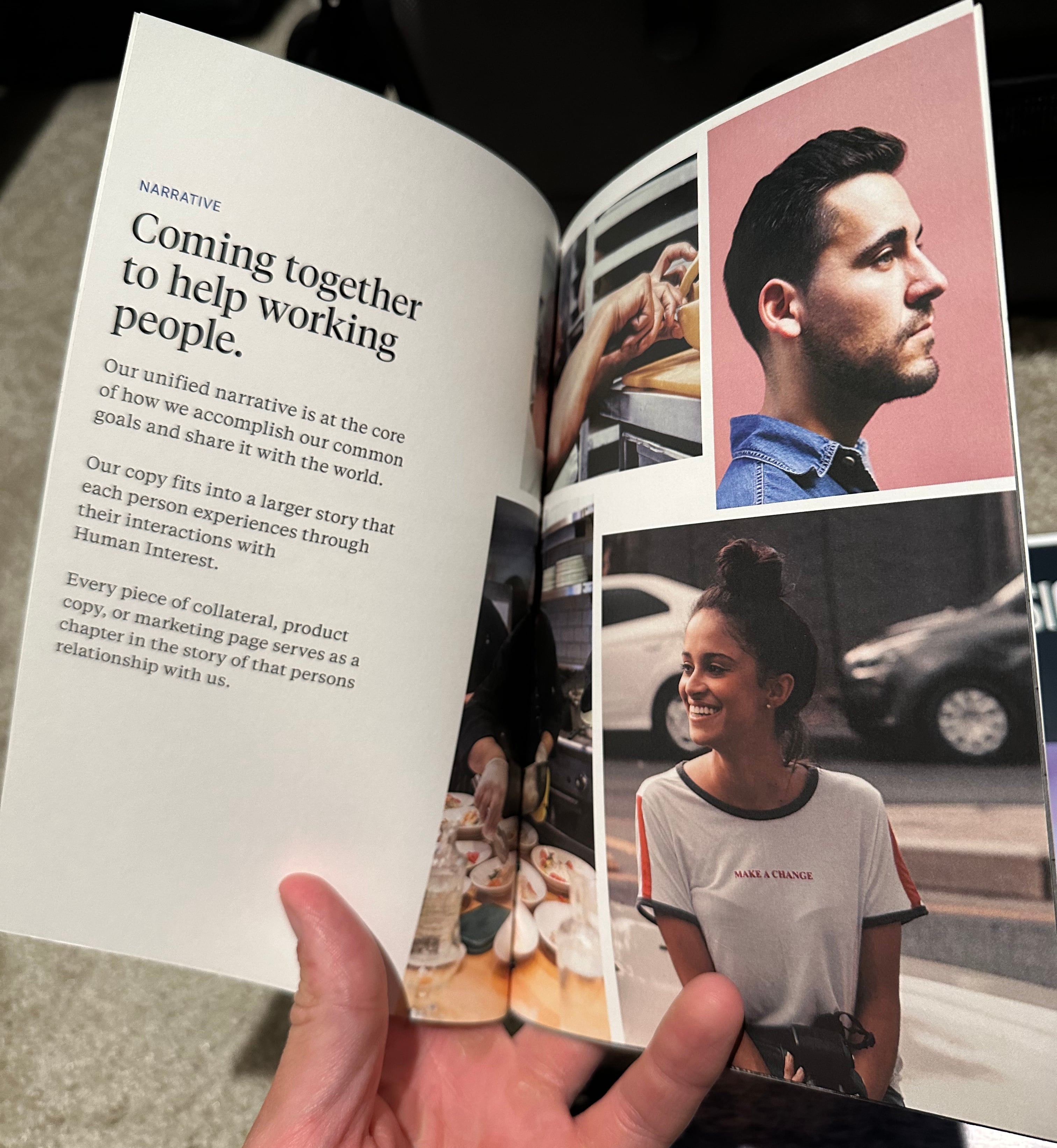 Brand guidelines documentation establishing visual language