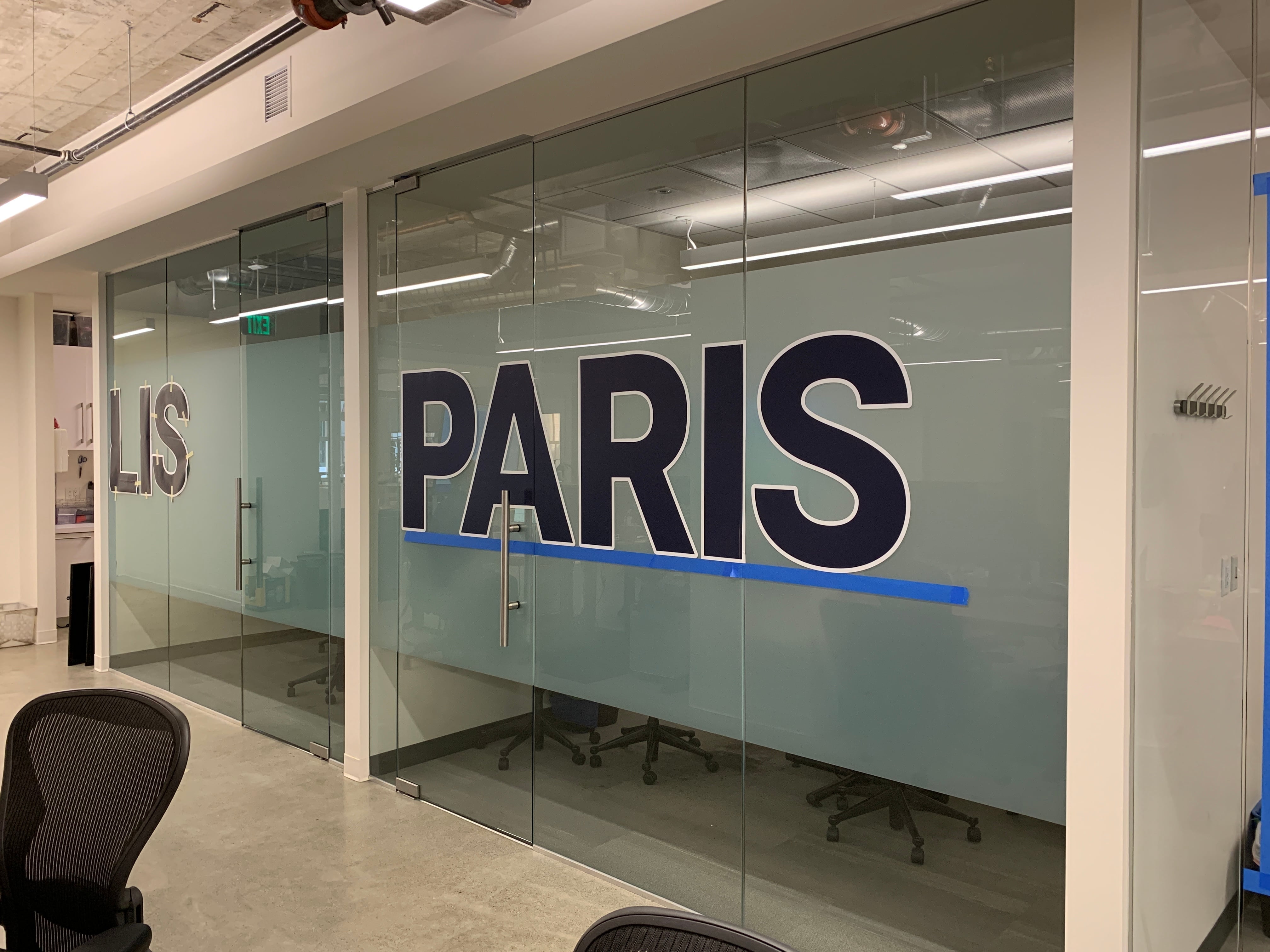 Environmental design with retirement destination-themed conference rooms